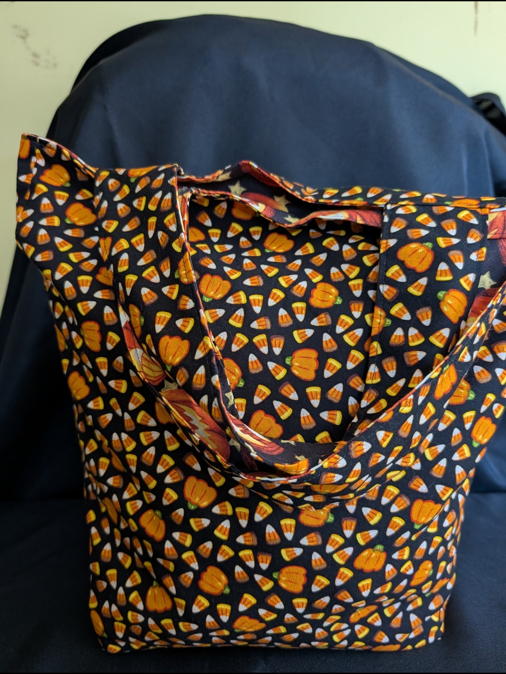 NWT Hand Crafted Reversible Tote Bag
